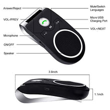 Carica l'immagine nel visualizzatore di Gallery, Aigoss Vivavoce Bluetooth Car Kit per Chiamate Viva Voce GPS e Musica...
