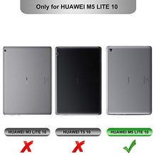 Carica l'immagine nel visualizzatore di Gallery, IVSO Custodia Cover per Huawei Mediapad M5 Lite 10, Slim Smart Nero