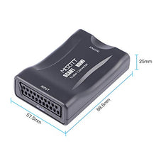 Carica l'immagine nel visualizzatore di Gallery, MISOTT Convertitore da Scart a HDMI, Ingresso Uscita HDMI Supporta... - Ilgrandebazar