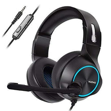 Carica l'immagine nel visualizzatore di Gallery, NUBWO - Cuffie Stereo per PS4, Xbox One, con Cavo e Stereo-3.5mm, Blue