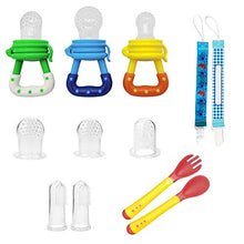 Carica l'immagine nel visualizzatore di Gallery, Ciuccio per Frutta,Alimentatore di Frutta, Clip, Cucchiai multicolore - Ilgrandebazar