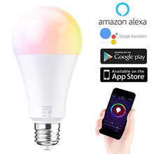 Carica l'immagine nel visualizzatore di Gallery, EXTSUD Lampadina Intelligente 10W E27 RGB Dimmerabile WiFi Smart E27, Bianco - Ilgrandebazar