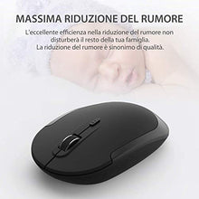 Carica l'immagine nel visualizzatore di Gallery, iClever Tastiera e Mouse Wireless - e Portatili Nero