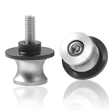 Carica l'immagine nel visualizzatore di Gallery, 2pcs Nottolini M8*1,5 Forcellone Cavalletto Appoggi Per Honda Argento M8