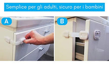 Carica l'immagine nel visualizzatore di Gallery, PICCOLA PESTE- Blocca Cassetti Per Bambini, Chiusure Sicurezza Bambini Per...