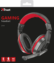 Carica l'immagine nel visualizzatore di Gallery, Trust Ziva Cuffie Over-Ear da Gioco con Microfono a Scomparsa, Nero