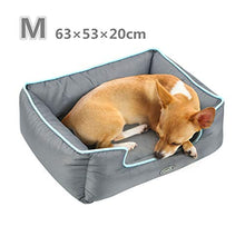 Carica l'immagine nel visualizzatore di Gallery, Cuccia per Cani Sfoderabile Cuscino Rettangolare in M( 63×53 cm), Grigio - Ilgrandebazar
