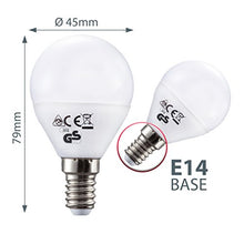 Carica l'immagine nel visualizzatore di Gallery, Lampadine LED luce calda con attacco E14 (piccolo), 5W equivalenti a 40 W,...