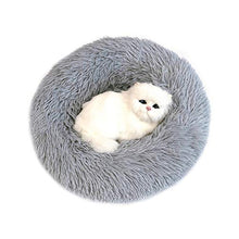 Carica l'immagine nel visualizzatore di Gallery, Sunnykud Deluxe Lettino per animali 50cm in diameter, grigio chiaro
