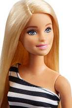 Carica l'immagine nel visualizzatore di Gallery, Mattel Barbie 60° Anniversario, Bambola con Vestito a Righe Bianco e Nero,... - Ilgrandebazar
