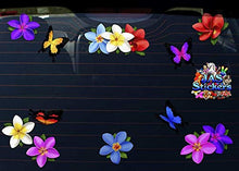 Carica l'immagine nel visualizzatore di Gallery, Plumeria multicolore fiore singolo frangipani + adesivi per auto grandi... - Ilgrandebazar