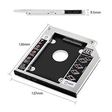Carica l'immagine nel visualizzatore di Gallery, GeekerChip Hard Drive Caddy Frame 9,5mm,2nd 2.5"HDD/SSD SATA 3.0 HDD Hard...