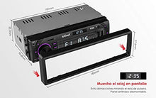Carica l'immagine nel visualizzatore di Gallery, Autoradio Bluetooth RDS Stereo avylet ieGeek, Luce dei Tasti a 7 Colori, 60WX4...