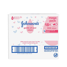 Carica l'immagine nel visualizzatore di Gallery, Johnson's Baby, 18 confezioni da 56 pezzi, 1008 salviette - Ilgrandebazar
