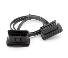 Carica l'immagine nel visualizzatore di Gallery, LoongGate OBD-II OBD2 Cavo di prolunga Profilo Ultra Basso - 1 to 1 Flat 0.6m - Ilgrandebazar