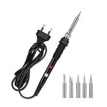 Carica l'immagine nel visualizzatore di Gallery, Virmi Kit Saldatore a Stagno Professionale a Temperatura Regolabile 60W... - Ilgrandebazar