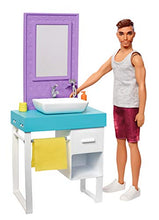 Carica l'immagine nel visualizzatore di Gallery, Barbie- Playset Il Bagno di Ken, Bambola con Barba Che Appare e Scompare,... - Ilgrandebazar