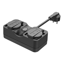 Carica l'immagine nel visualizzatore di Gallery, Presa Intelligente da Esterno Smart Plug WiFi 2 Uscita Impermeabile IP44 App...