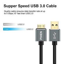 Carica l'immagine nel visualizzatore di Gallery, PIHEN Micro B Cavo, cavo di sincronizzazione USB 3.0 a micro con 0.5m