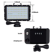 Carica l'immagine nel visualizzatore di Gallery, Suptig - Illuminazione video subacquea con 72 luci a LED, compatibile con...