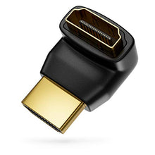 Carica l'immagine nel visualizzatore di Gallery, deleyCON 2x Adattatore Angolare HDMI a 90° in Set - Presa e Spina 2 Pezzi