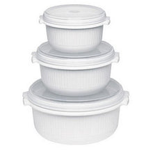 Carica l'immagine nel visualizzatore di Gallery, Emsa Micro Family Set per microonde principianti, 3 0.5/ 1/ 1.5 L, Bianco - Ilgrandebazar