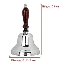 Carica l'immagine nel visualizzatore di Gallery, ARSUK® Campane scolastiche in argento e ottone. uso a 4 "placcato - Ilgrandebazar