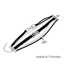 Carica l'immagine nel visualizzatore di Gallery, Legemeton Intrecciato Infinity Amore bracciali Multistrato con Black - Ilgrandebazar