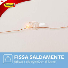 Carica l'immagine nel visualizzatore di Gallery, Command 17026CLR 20 Ganci Adesivi a Clip e 24 Strisce Biadesive, Trasparente