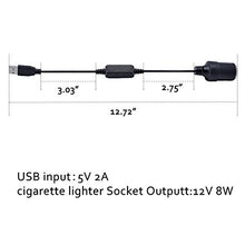 Carica l'immagine nel visualizzatore di Gallery, USB a maschio a 12 V auto presa accendisigari femmina convertitore - Ilgrandebazar