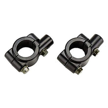 Carica l'immagine nel visualizzatore di Gallery, 10mm Supporti Specchietto Moto 22mm Adattatori Manubrio Universali in Senso... - Ilgrandebazar