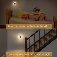 Carica l'immagine nel visualizzatore di Gallery, SOAIY 2 Pezzi Luce notturna LED bambini Lampada Calda