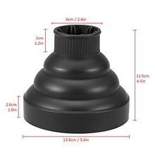 Carica l'immagine nel visualizzatore di Gallery, FOONEE - Diffusore pieghevole per capelli ricci, universale, adattabile, Nero - Ilgrandebazar