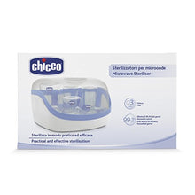 Carica l'immagine nel visualizzatore di Gallery, Chicco 00065846500000 Sterilizzatore per microonde, 1200W, Bianco/Blu - Ilgrandebazar
