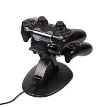 Carica l'immagine nel visualizzatore di Gallery, KONKY Ricarica Controller PS4 Caricatore , Dual USB Charging Station per PS4...