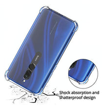 Carica l'immagine nel visualizzatore di Gallery, QHOHQ Cover per Xiaomi Redmi 8, Custodia Trasparente Gel Silicone