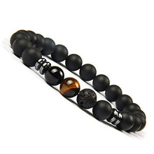 Carica l'immagine nel visualizzatore di Gallery, UEUC chakra yoga Balance bracciale in pietra naturale diffusore onice... - Ilgrandebazar