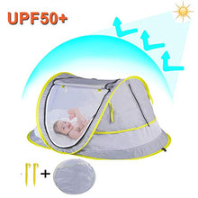 Carica l'immagine nel visualizzatore di Gallery, StillCool Lettino da Viaggio per Neonati portatile Tenda sole pop up...
