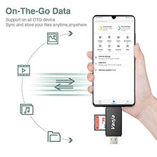 Carica l'immagine nel visualizzatore di Gallery, Vanja Lettore di Schede SD/Micro SD, Adattatore Black-Type C Card Reader