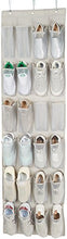 Carica l'immagine nel visualizzatore di Gallery, AmazonBasics - Scarpiera a sospensione da porta a 24 scomparti 24 - Ilgrandebazar