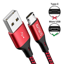 Carica l'immagine nel visualizzatore di Gallery, Cavo Micro USB, AVIWIS [3Pezzi 2M] Cavi USB Rapida Ricarica Nylon... - Ilgrandebazar