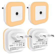 Carica l'immagine nel visualizzatore di Gallery, SOAIY 4 Pezzi 0.5w Luce notturna LED bambini Lampada notturna... - Ilgrandebazar