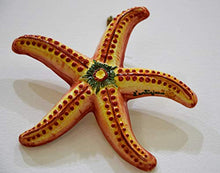 Carica l'immagine nel visualizzatore di Gallery, Stella marina in ceramica dipinta a mano