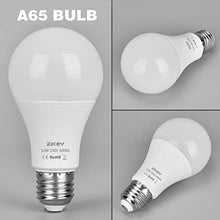 Carica l'immagine nel visualizzatore di Gallery, ZIKEY Lampadina LED E27, 12W Equivalenti a 100W, A65 Luce Bianca Fredda - Ilgrandebazar