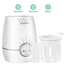 Carica l'immagine nel visualizzatore di Gallery, OMORC Scaldabiberon Portatile Elettrico, Sterilizzatore con Display LCD...