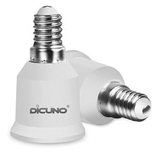 Carica l'immagine nel visualizzatore di Gallery, DiCUNO 4-Pack E14 a E27 Socket Converter Adapter Adattatore di base 4P - Ilgrandebazar