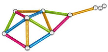 Carica l'immagine nel visualizzatore di Gallery, Geomag- Glitter Colour Gioco di Costruzione Magnetico, 30 Pezzi, Multicolore