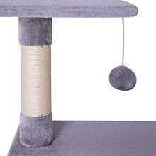 Carica l'immagine nel visualizzatore di Gallery, Dibea Albero Tiragraffi, Grigio chiaro - 80 cm grigio - Ilgrandebazar