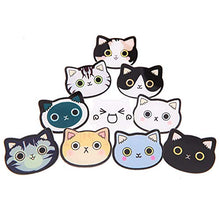 Carica l'immagine nel visualizzatore di Gallery, Unigift, spille in acrilico a forma di gatto con diverse espressioni, per... - Ilgrandebazar