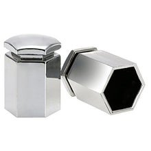 Carica l'immagine nel visualizzatore di Gallery, KKmoon Set di 20Pz 17mm Auto Pneumatico Dado Bullone Copertura argento